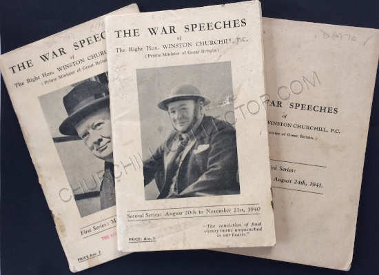 Churchill War Speeches 1940, 1941