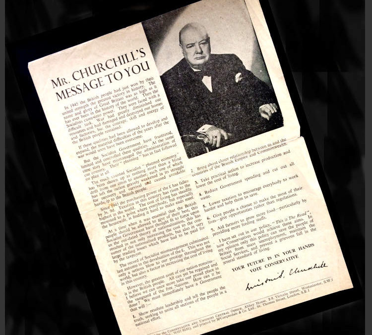 Mr. Churchill’s Message To You