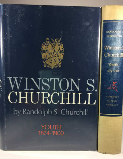 Youth: 1st vol of Churchill's Official Biography with DJ