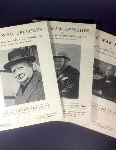 3 War Speeches, 1940-1941