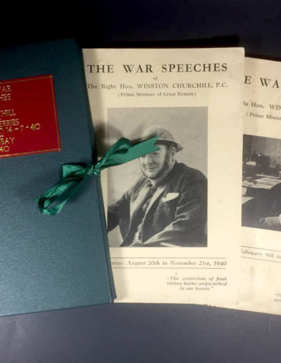 3 War Speeches: First Series is in the Custom Case