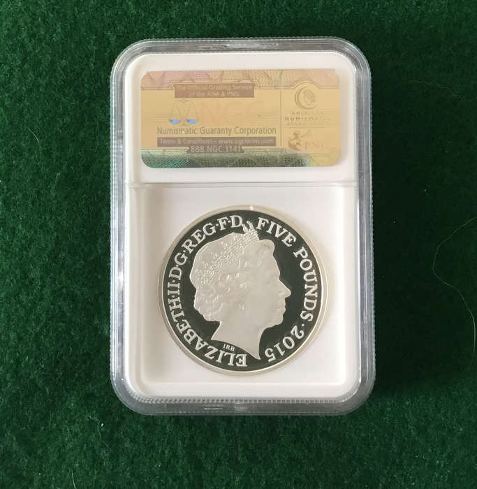 £5 Pound Silver Coin – Sir Winston Churchill | Churchill Collector ...