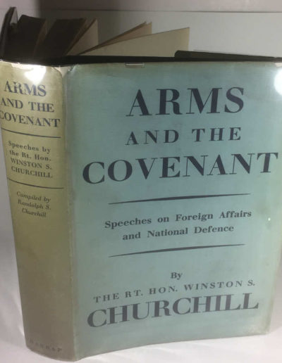 Arms & the Covenant by Churchill in Dust Jacket