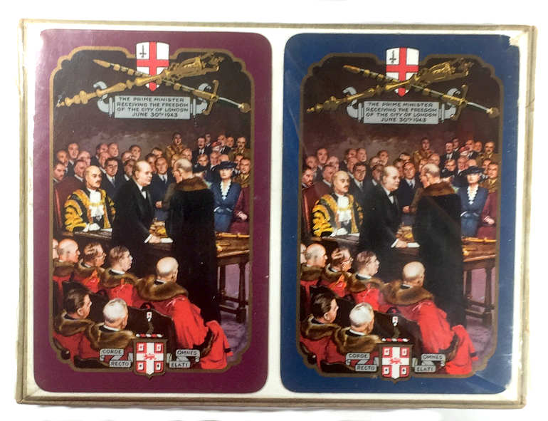 Churchill Playing Cards – Worshipful Company 1945