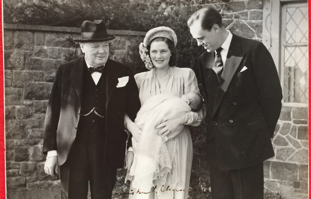 Signed Photograph: Winston Churchill & his Family