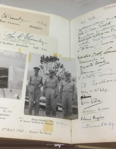 Admiral Keyes' Visitors Book 1944