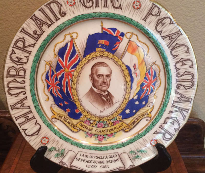 Paragon Plate – Munich Peace Conference, 1938