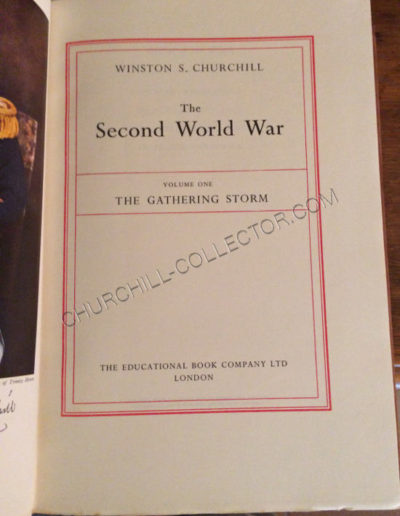 Second World War: Title page