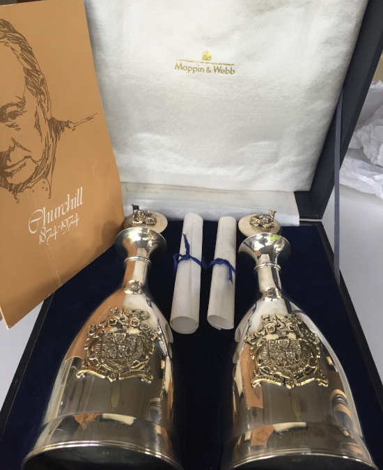 Silver Decanters – Churchill Centenary