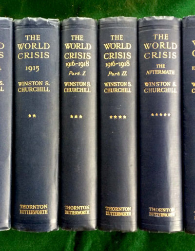 6 vol set: World Crisis by Winston Churchill