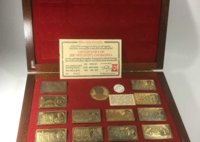 12 Pobjoy Ingots in Original Wood Presentation Box