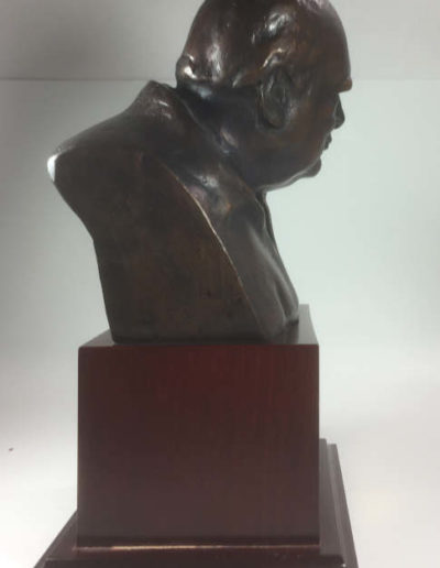 Bronze Bust of Winston Churchill by Oscar Nemon