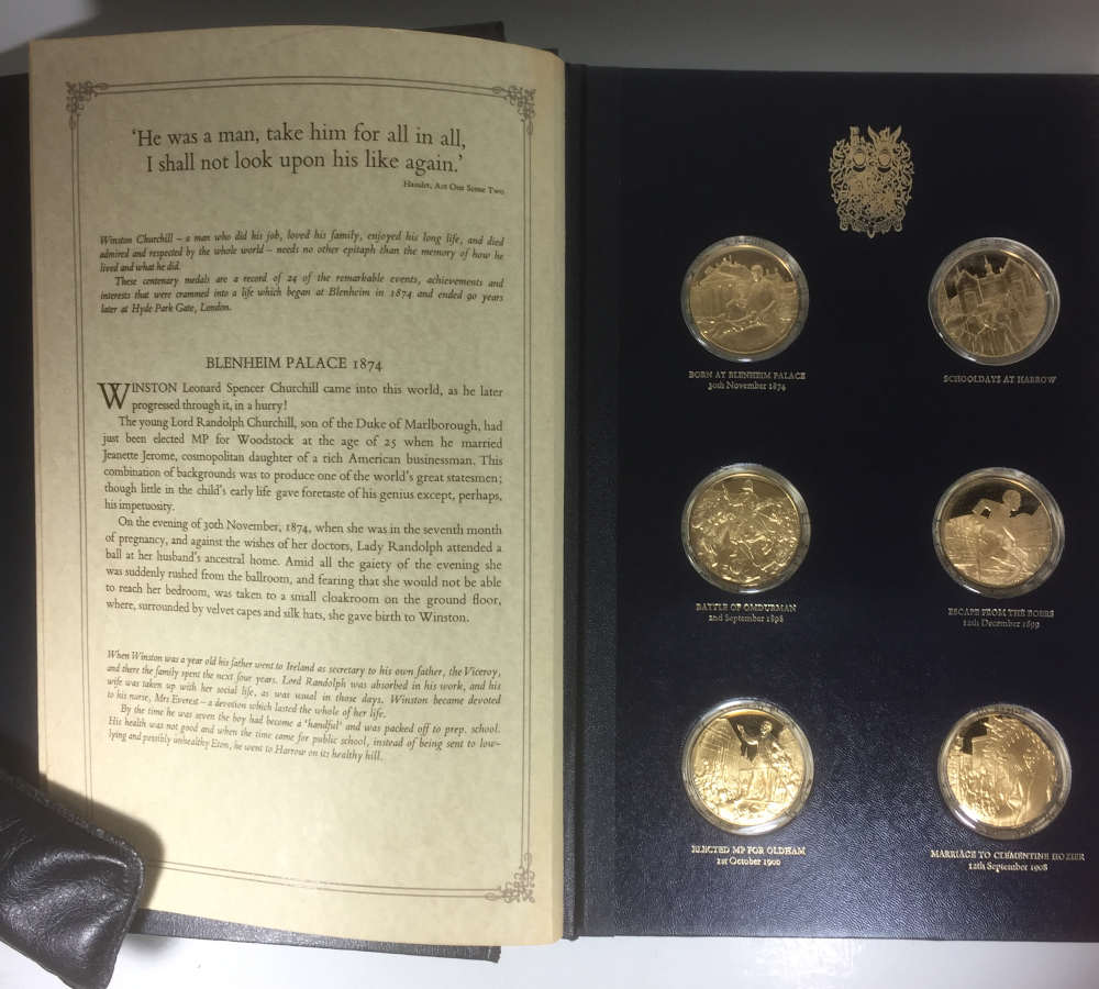 The Churchill Centenary Medals | Churchill Collector: Books