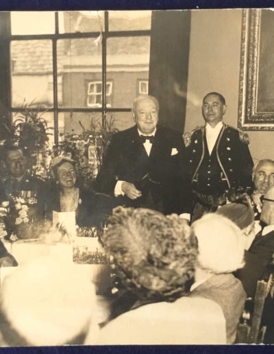 Photograph: Churchill, Honorary Freedom of the City (Worcester) Luncheon