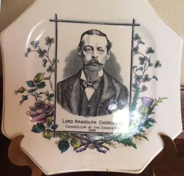 Commemorative Plate: Lord Randolph Churchill – Father of Winston