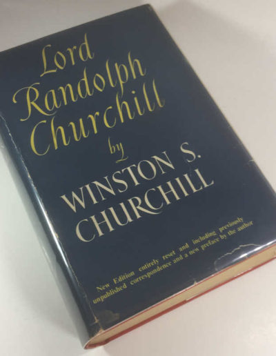 Lord Randolph Churchill, book by Winston Churchill with Dust Jacket