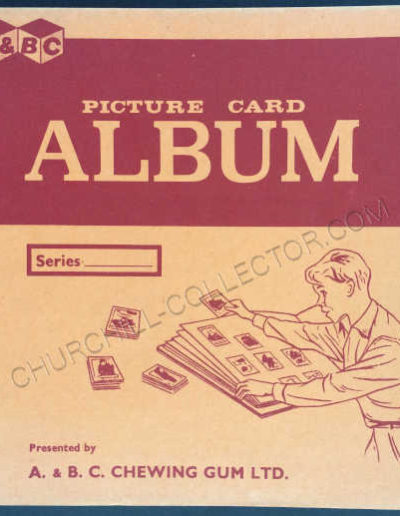 Blank Album for Storing Collectors Cards by A&BC Gum