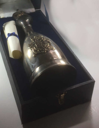 Silver Decanter Churchill Centenary in Original Presentation Case