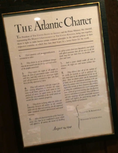 Atlantic Charter: Winston S. Churchill &Franklin D. Roosevelt