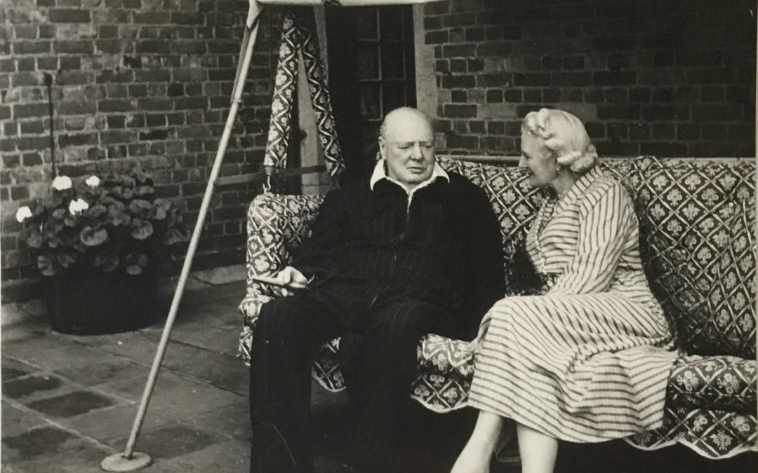 Original Photograph by Vivienne – Winston Churchill & Clementine at Chartwell