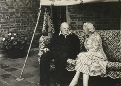 Original Photograph by Vivienne - Winston Churchill & Clementine at Chartwell