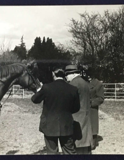 Churchill with the Jockey - 6"x8" photo