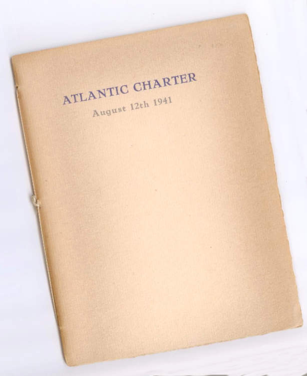 Atlantic Charter Churchill Collector Books, Churchilliana, Emphera