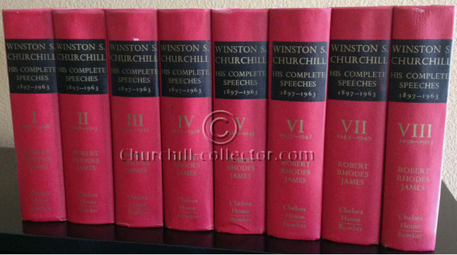 Churchill, Complete Speeches 1897-1963. First Edition