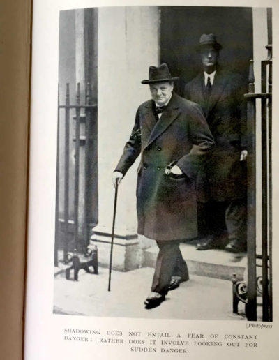 Churchill being 'shadowed' by his Bodyguard, W. H. Thompson