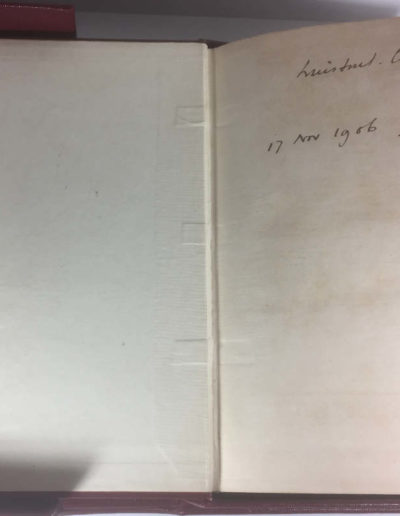 Churchill's Inscription in Vol2: Lord Randolph Churchill by Winston Churchill