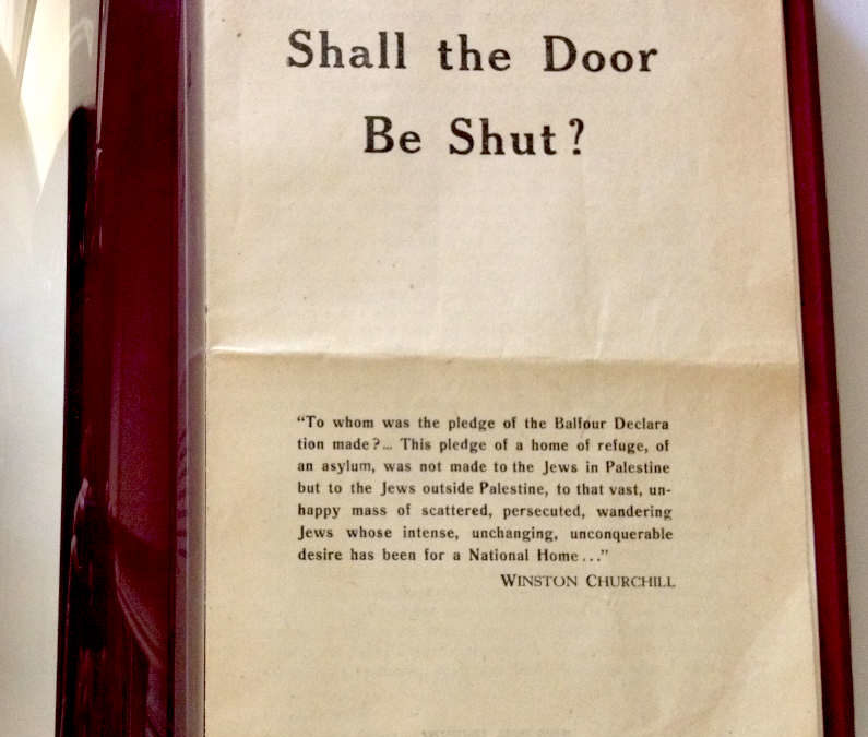 Churchill Speech: Shall the Door Be Shut?