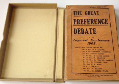 The Great Preference Debate Pamphlet with protective Case