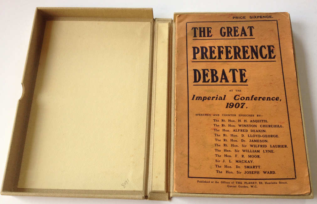 Churchill Speech: The Great Preference Debate