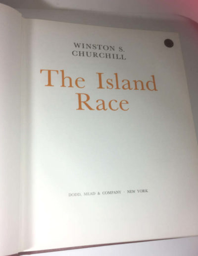 The Island Race by Winston Churchill: Title page