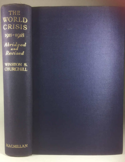 Dust Jacket Removed: The World Crisis, Abridged and Revised Edition by Winston Churchill