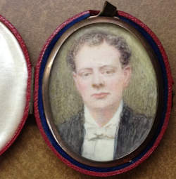 Miniature Portrait of Winston Churchill