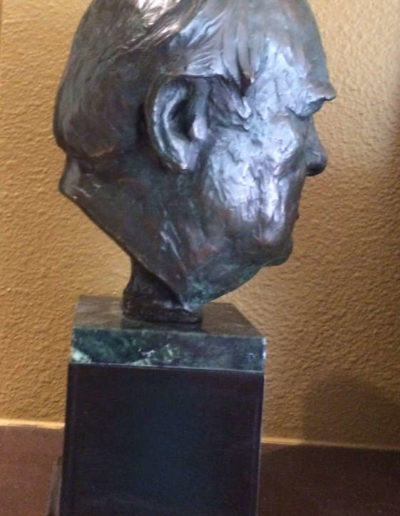 Bronze Bust of Winston Churchill by Lawrence Ludtke