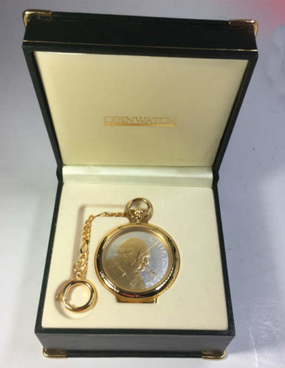 Coinwatch Churchill Watch in Original Box