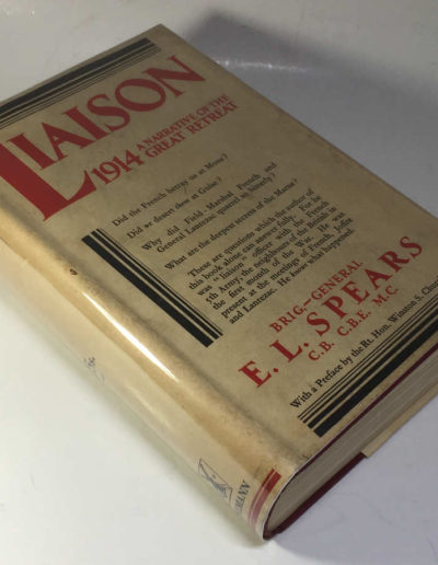 Hardcover book: Liason 1914 by E. L. Spears in Dust Jacket