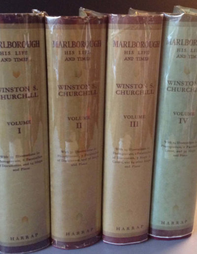 Marlborough 4Vols First British Edition, First Printing in Dust Jackets