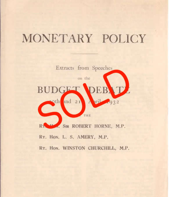 Churchill Speech: Monetary Policy