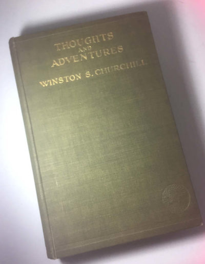 Thoughts & Adventures by Winston Churchill: Dust Jacket Removed