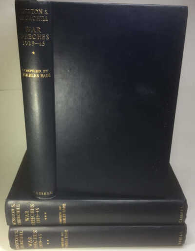 War Speeches by Winston Churchill: 1st English Edn. Navy Boards