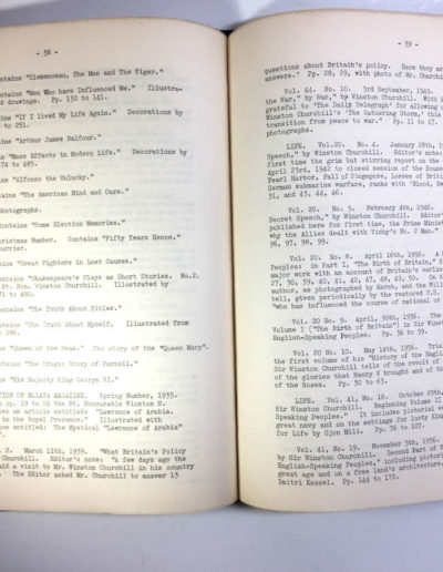 Winston Churchill Bibliography: P39