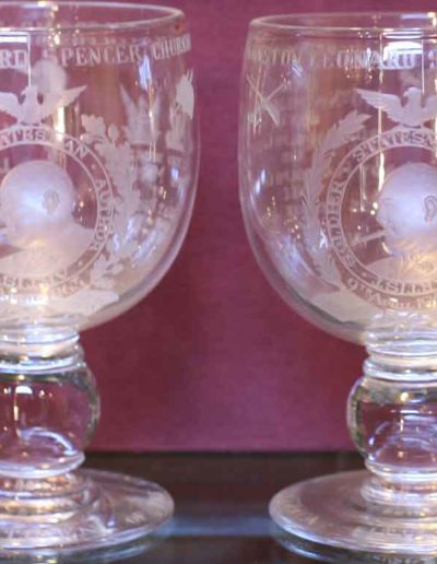 Royal Brierley Crystal Goblets | Sales - Churchill Collector