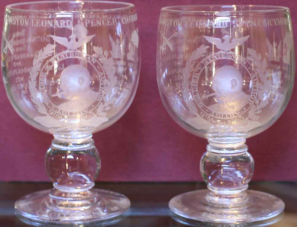 Royal Brierley Crystal Goblets | Sales - Churchill Collector