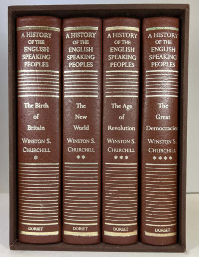 Churchill's History of the English Speaking Peoples, 4 Vols in Matching Slipcase