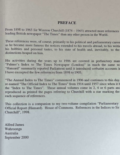 Preface: References to Churchill in The Times