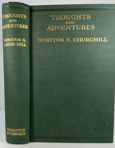 Thoughts & Adventures by Winston Churchill. Dust Jacket Removed