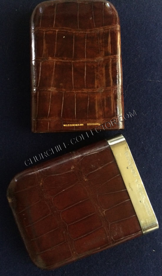 Churchill Double Cigar Case w/ Tags